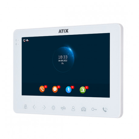 AT-I-M711F/T White Видеодомофон ATIX AT-I-M711F/T White Видеодомофон ATIX