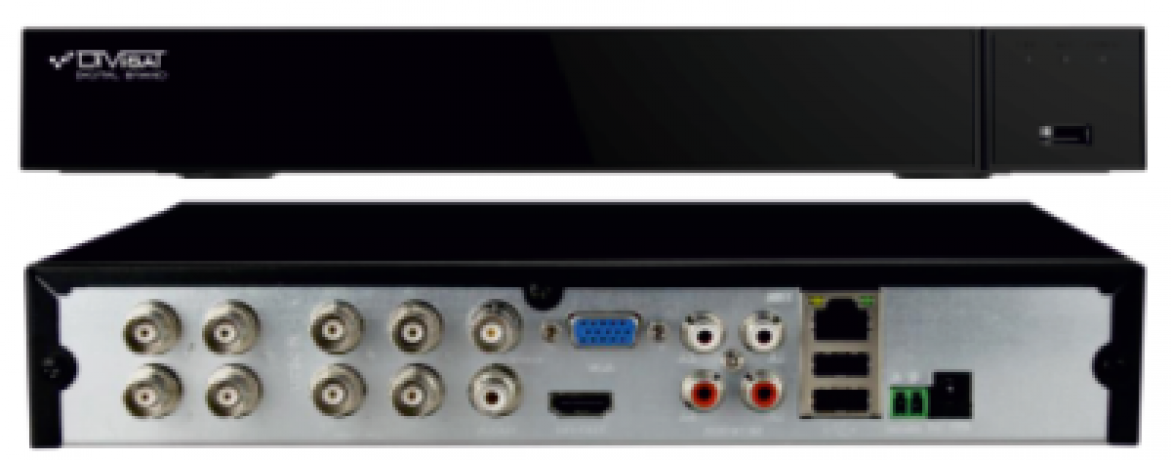 Divisat DVR-8725-N 8-ми канальный цифровой гибридный видеорегистратор Divisat DVR-8725-N 8-ми канальный цифровой гибридный видеорегистратор