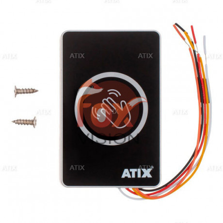 AT-AC-BD1-W/PL Black Бесконтактная кнопка выхода ATIX