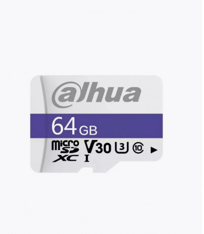 Карта памяти MicroSD 64GB Dahua DHI-TF-C100 Class 10, V30 U3 без адаптера Карта памяти MicroSD 64GB Dahua DHI-TF-C100 Class 10, V30 U3 без адаптера