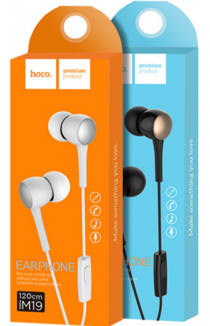 Наушники Носо М19 Drumbeat внутриканальные с микрофоном (white) Наушники Носо М19 Drumbeat внутриканальные с микрофоном (white)