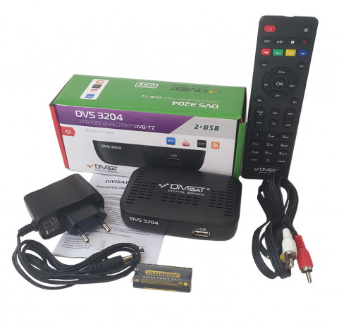 DIVISAT DVB-T/T2/C DVS 3204 Эфирно-кабельный цифровой ресивер