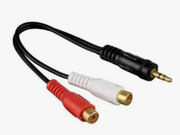 Адаптер 2хRCA (f) / Jack 3.5 (m)