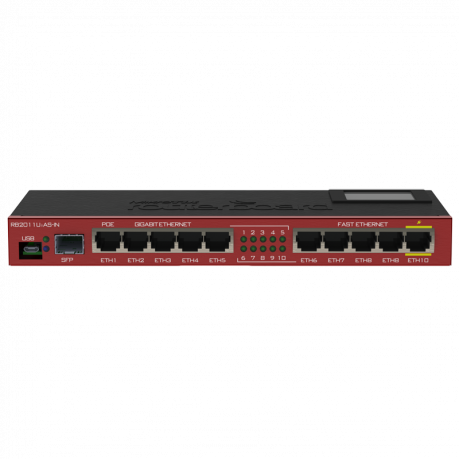 Маршрутизатор MikroTik RB2011UiAS-IN 5x10/100 Mbps 5x10/100/1000 Mbps
