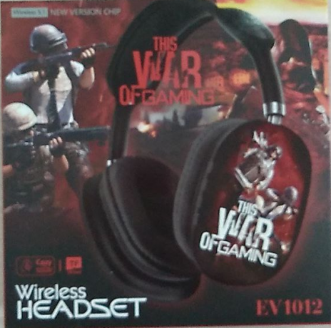 Беспроводные Наушники EV1012 Bluetooth полноразмерные (the war of gaming)
