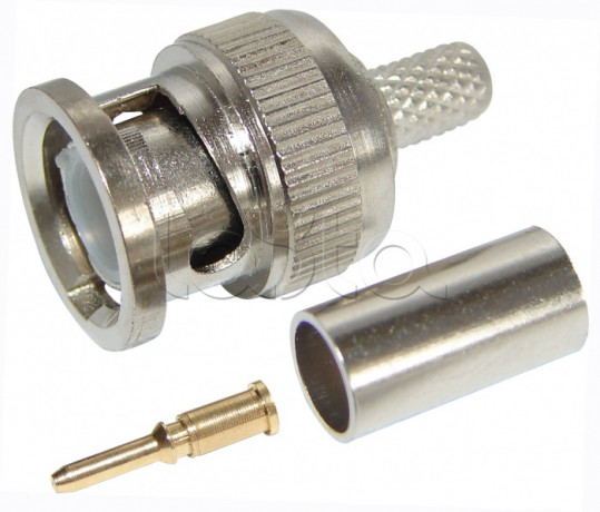 Разъем BNC штекер RG-6 обжим REXANT 05-3003