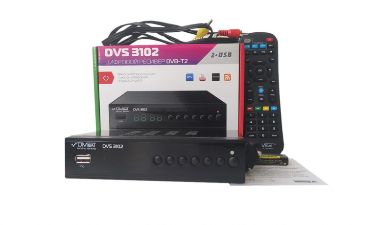 DIVISAT DVB-T/T2/C DVS 3102 Эфирно-кабельный цифровой ресивер